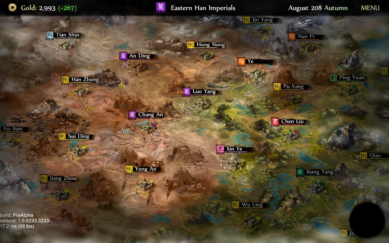 Autumn Dynasty: Three Kingdoms screenshot 1